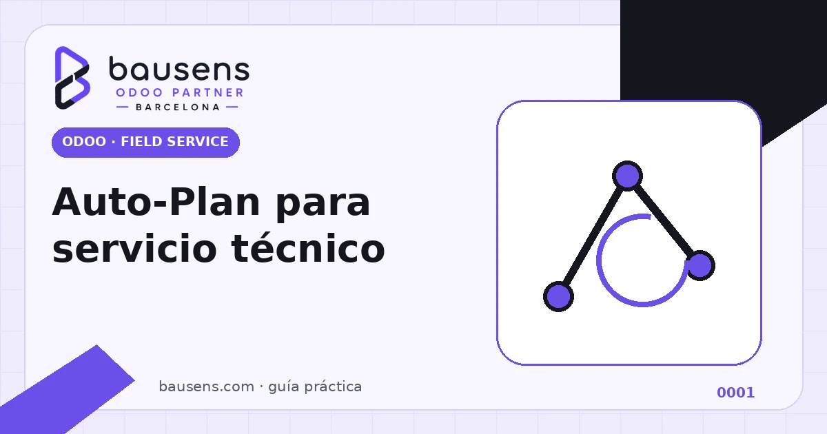 Auto-Plan de Odoo para planificar técnicos